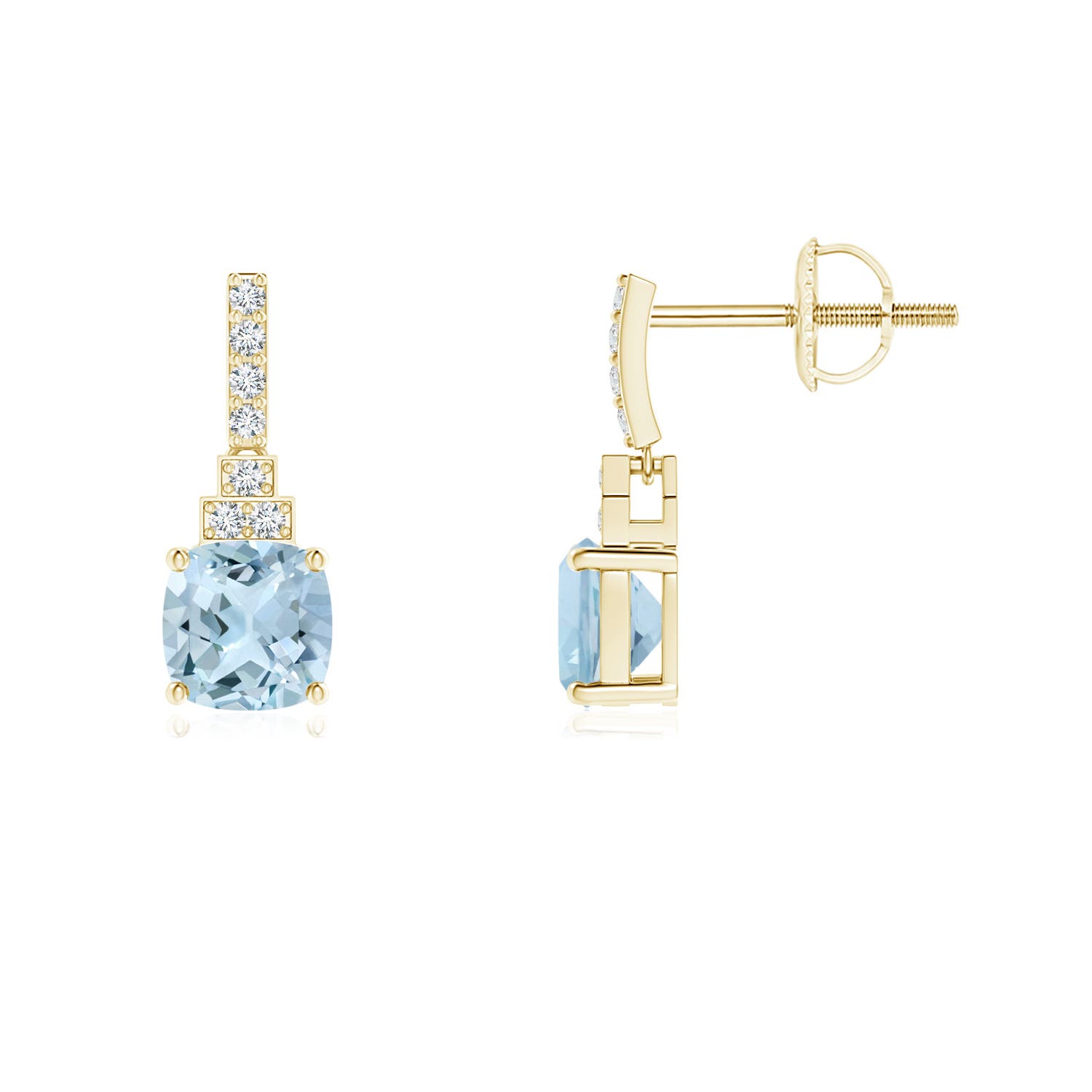 AA - Aquamarine / 1.14 CT / 14 KT Yellow Gold