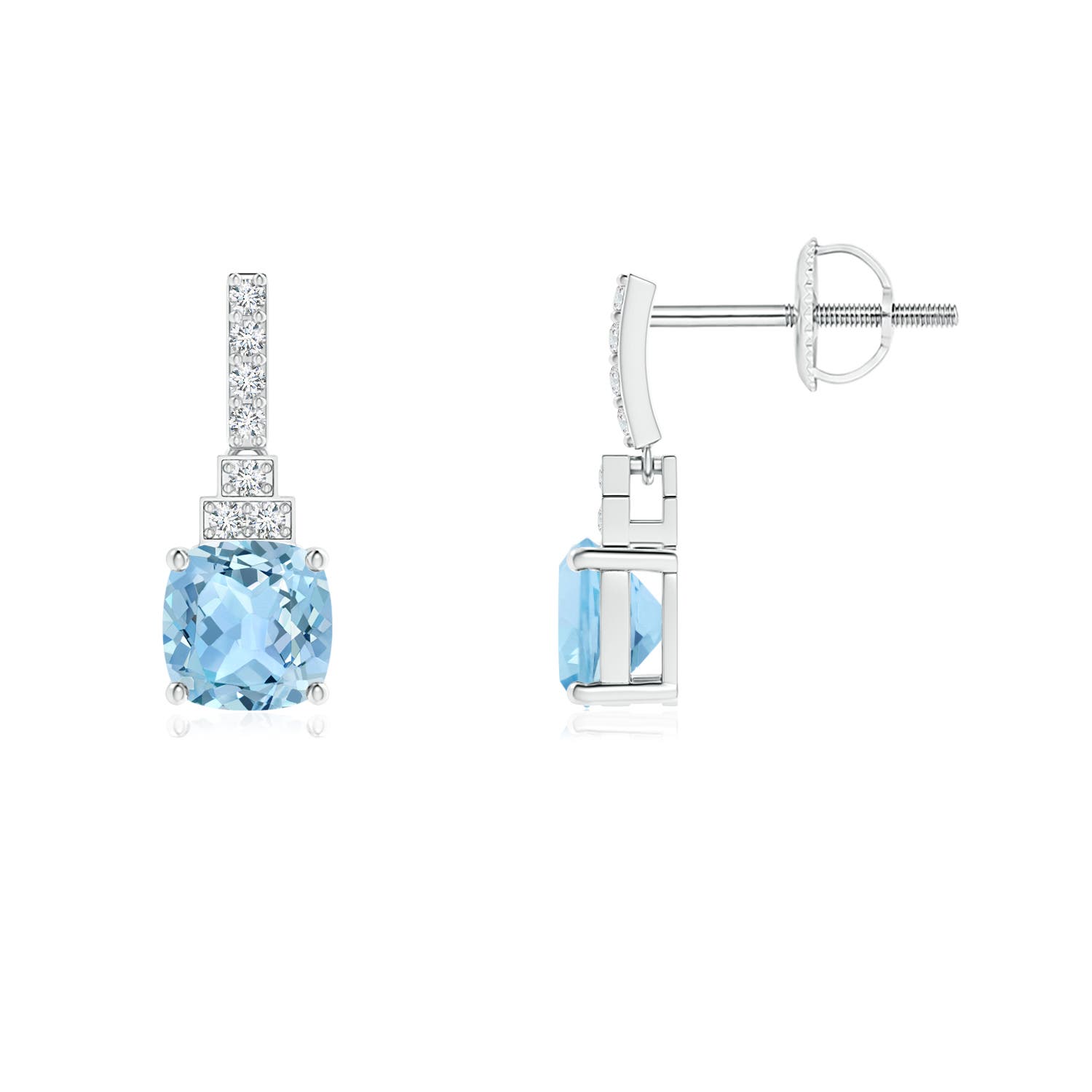 AAA - Aquamarine / 1.14 CT / 14 KT White Gold