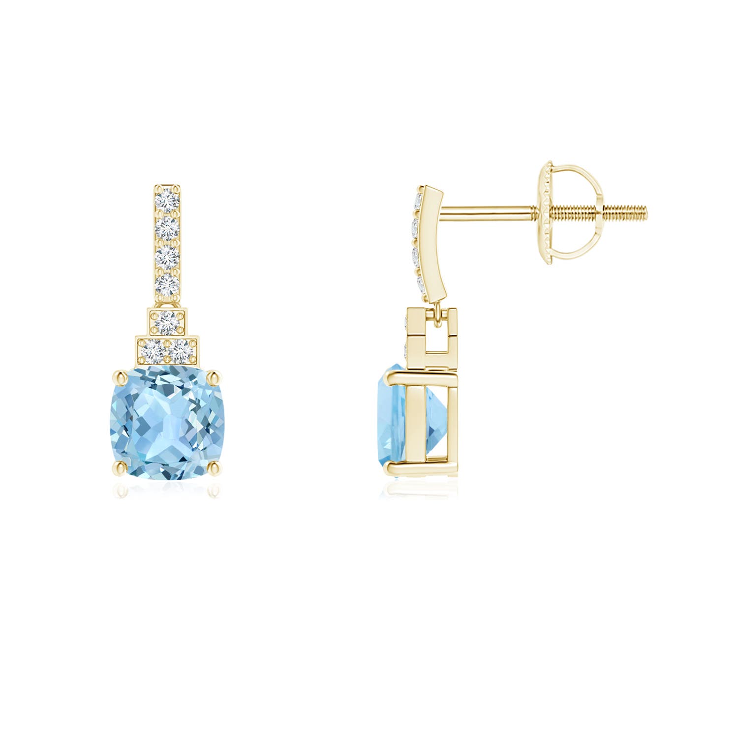 AAA - Aquamarine / 1.14 CT / 14 KT Yellow Gold