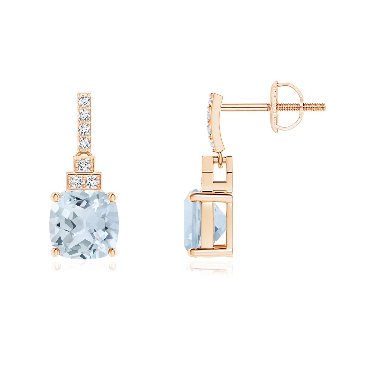 A - Aquamarine / 1.86 CT / 14 KT Rose Gold