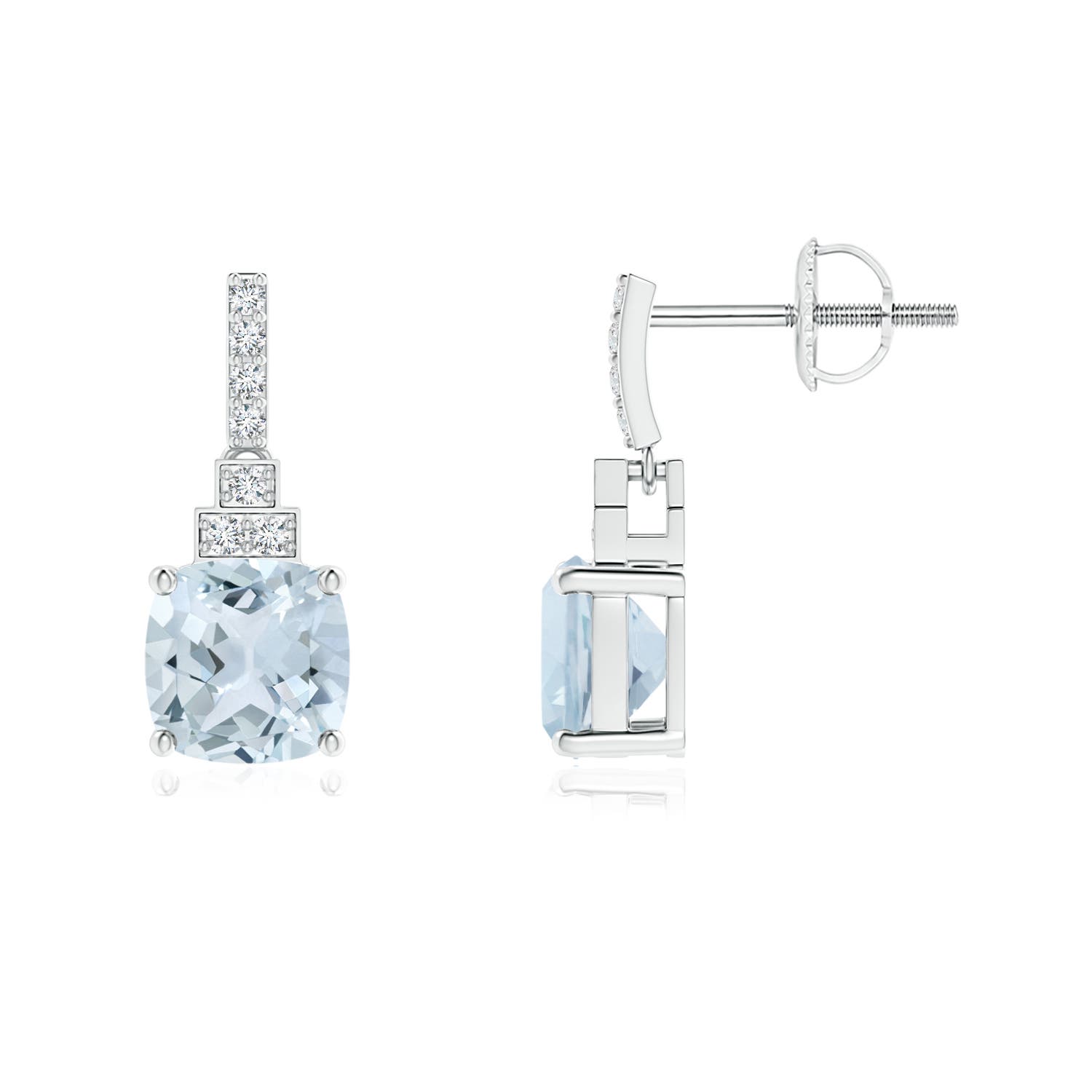 A - Aquamarine / 1.86 CT / 14 KT White Gold