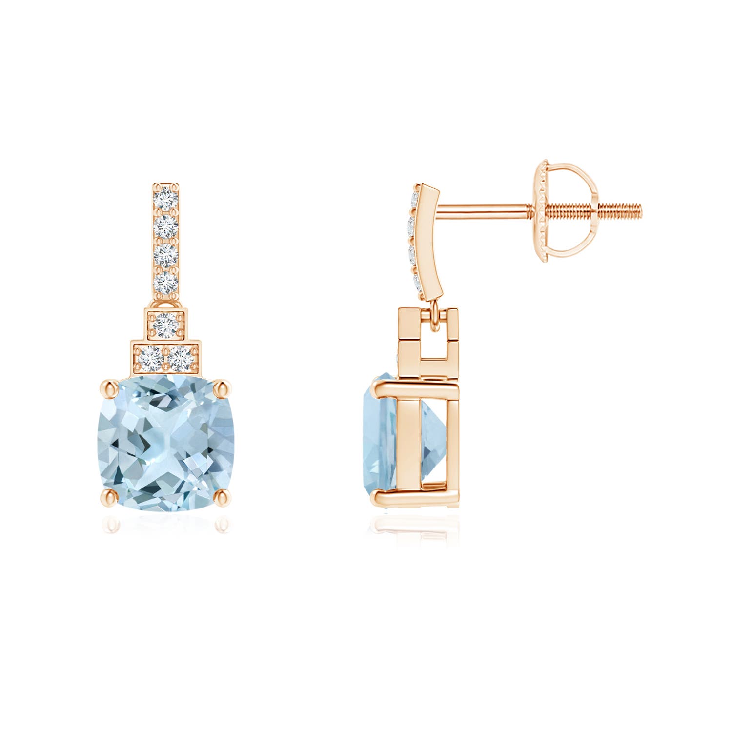 AA - Aquamarine / 1.86 CT / 14 KT Rose Gold