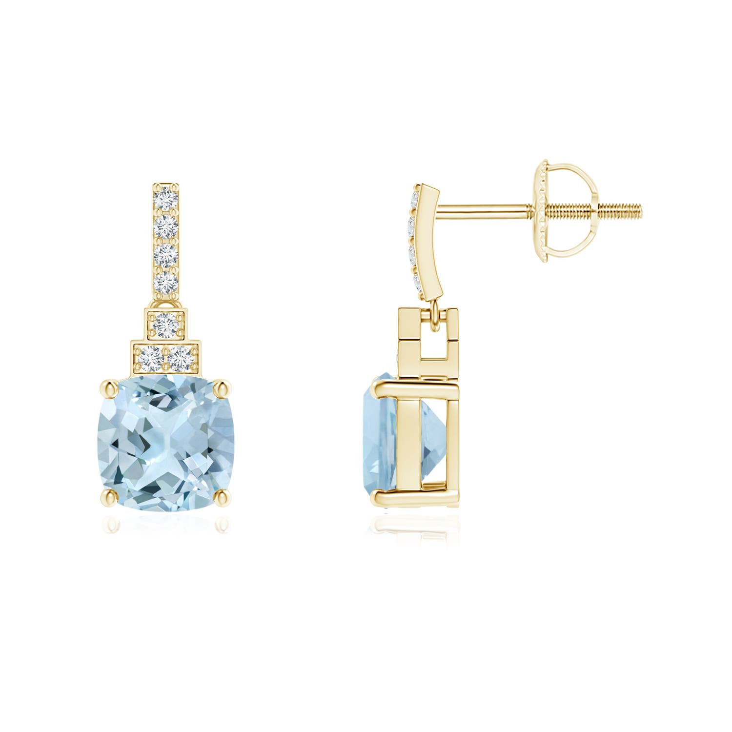 AA - Aquamarine / 1.86 CT / 14 KT Yellow Gold