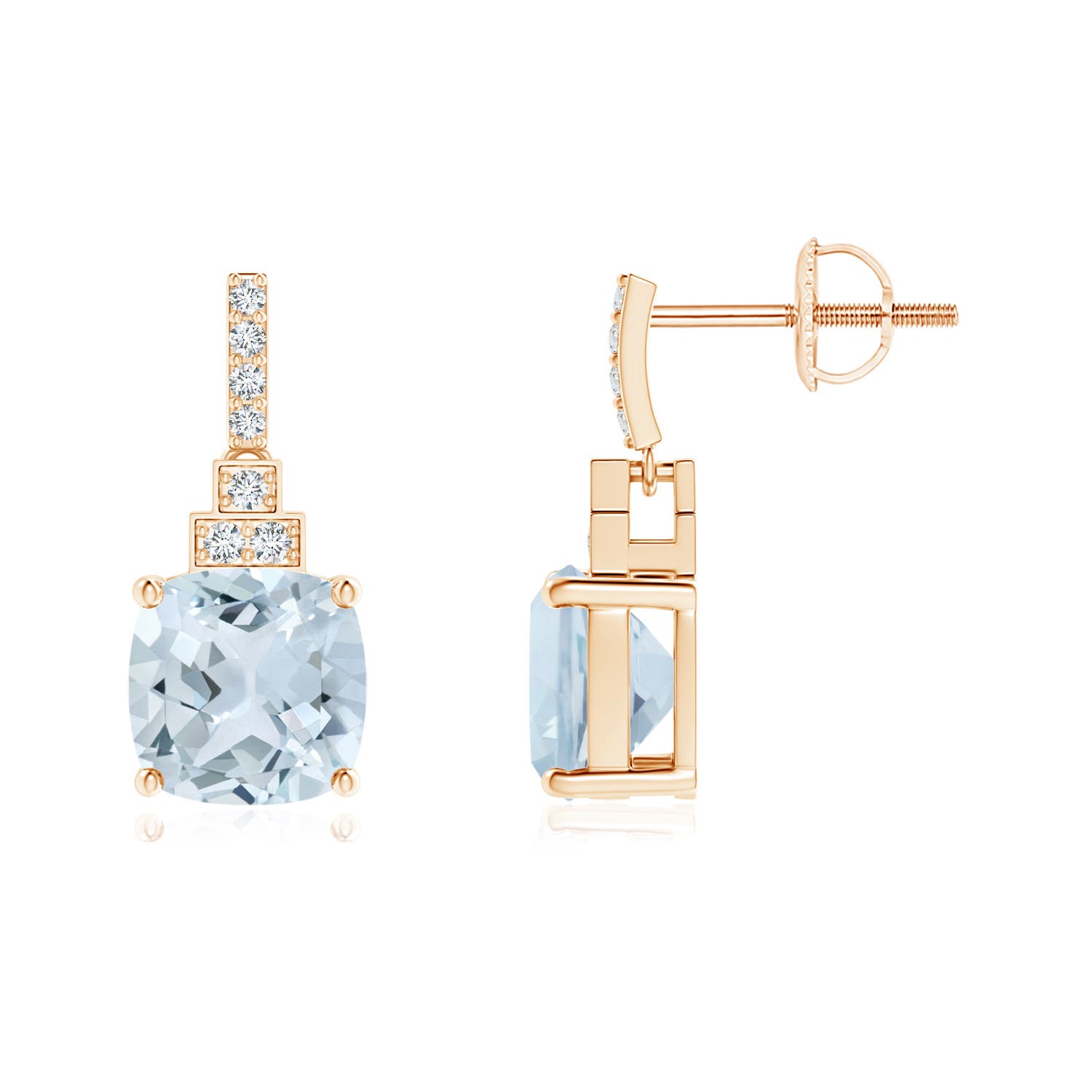 A - Aquamarine / 2.9 CT / 14 KT Rose Gold