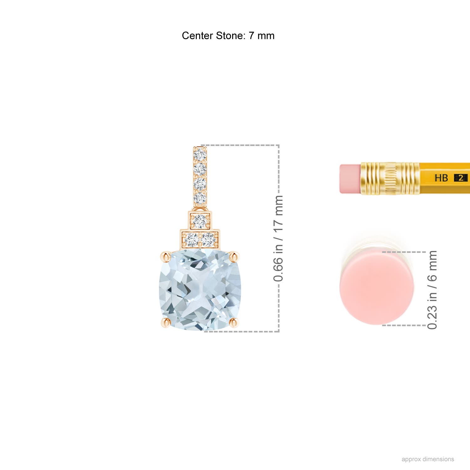 A - Aquamarine / 2.9 CT / 14 KT Rose Gold