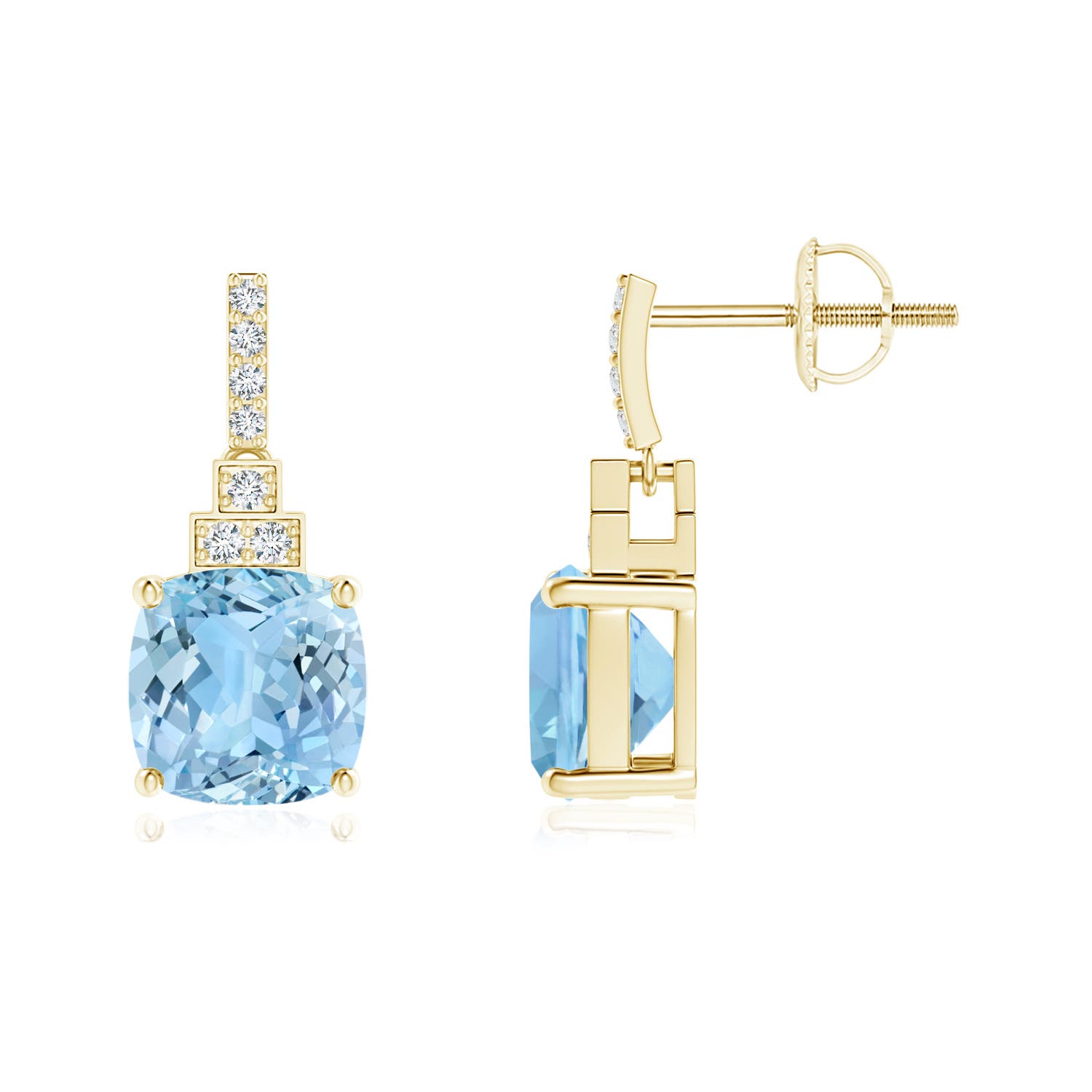 AAAA - Aquamarine / 2.9 CT / 14 KT Yellow Gold