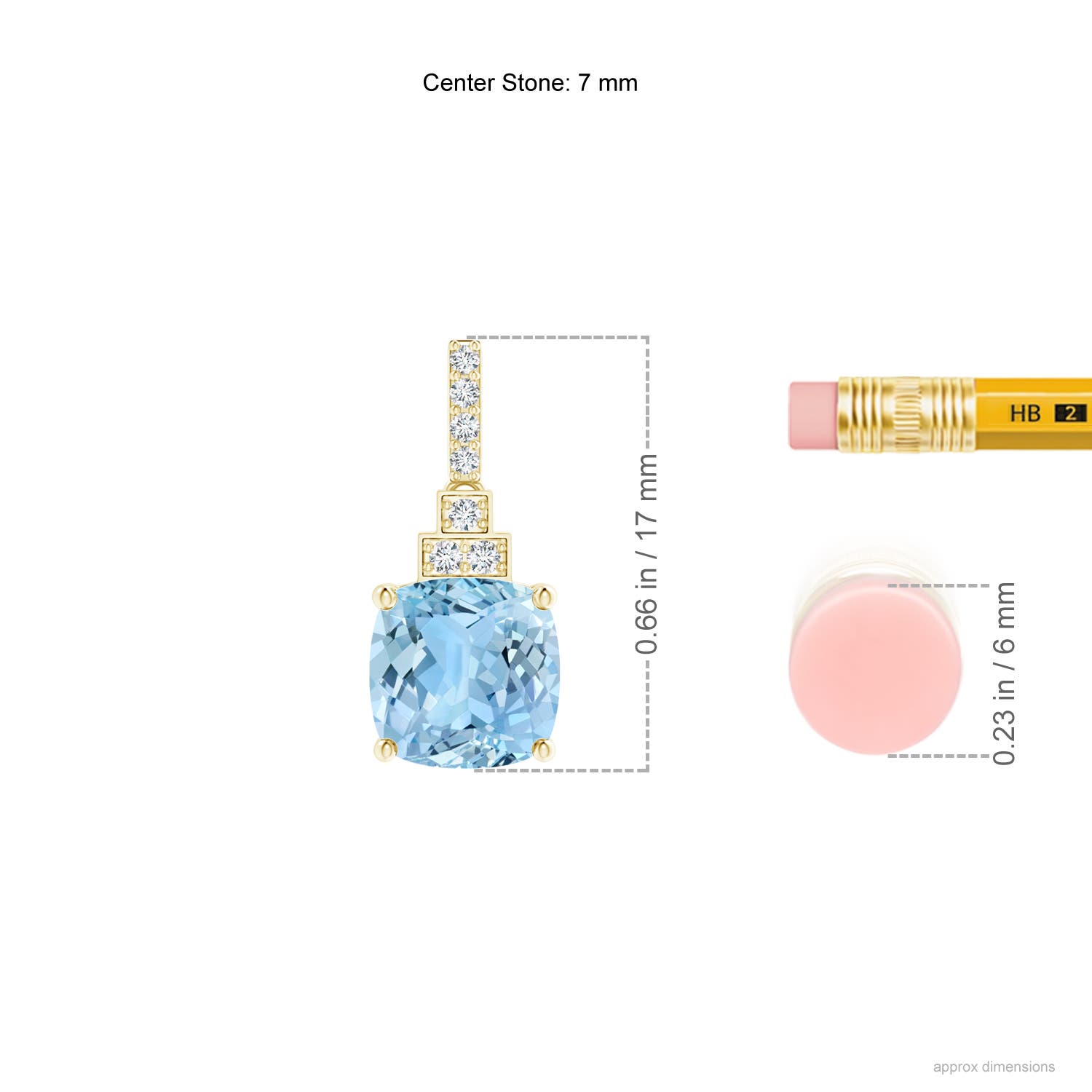 AAAA - Aquamarine / 2.9 CT / 14 KT Yellow Gold