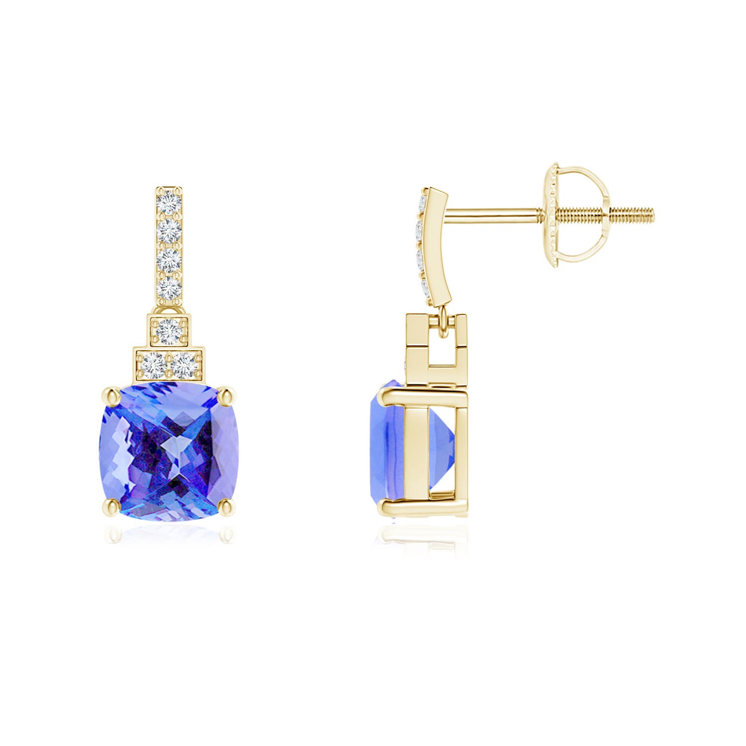 AA - Tanzanite / 2.2 CT / 14 KT Yellow Gold