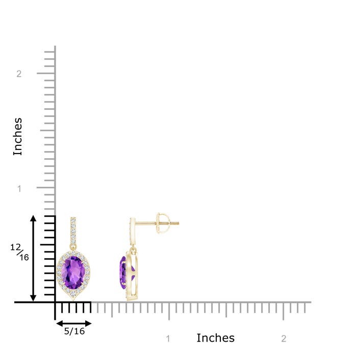 AAA - Amethyst / 1.66 CT / 14 KT Yellow Gold