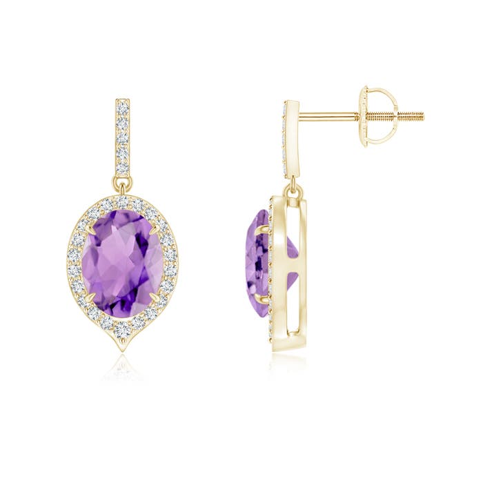 A - Amethyst / 2.58 CT / 14 KT Yellow Gold