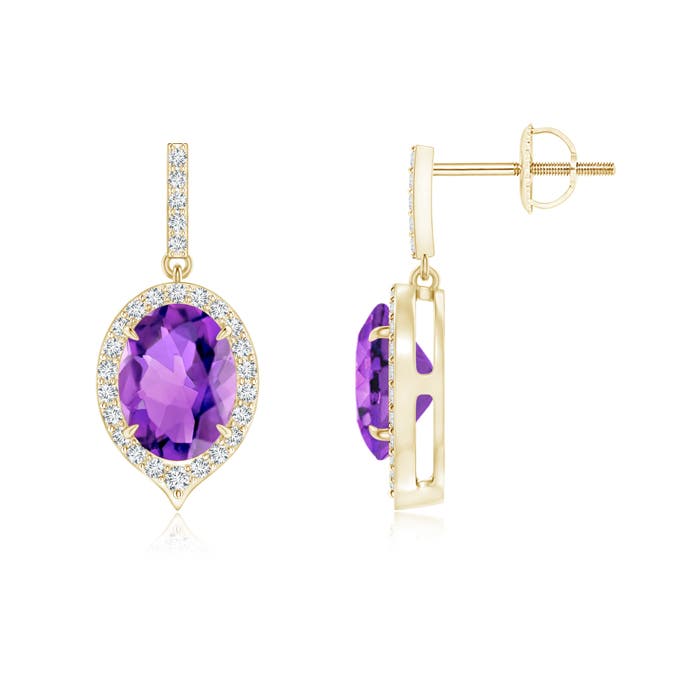 AAA - Amethyst / 2.58 CT / 14 KT Yellow Gold