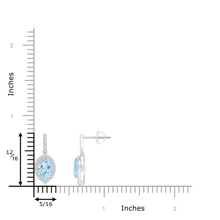 AAA - Aquamarine / 1.46 CT / 14 KT White Gold