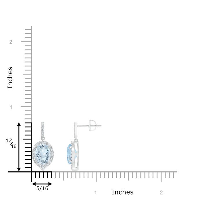 A - Aquamarine / 2.28 CT / 14 KT White Gold