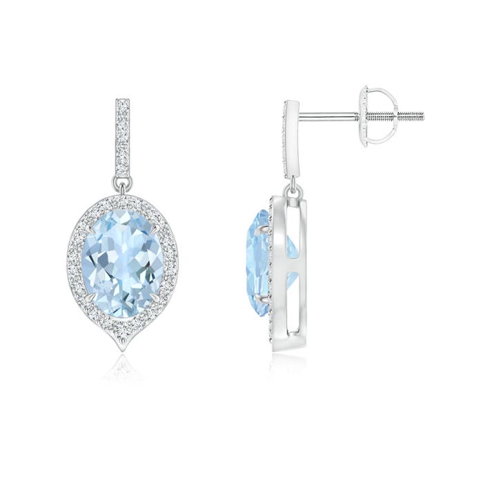 AA - Aquamarine / 2.28 CT / 14 KT White Gold