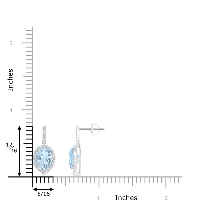 AA - Aquamarine / 2.28 CT / 14 KT White Gold