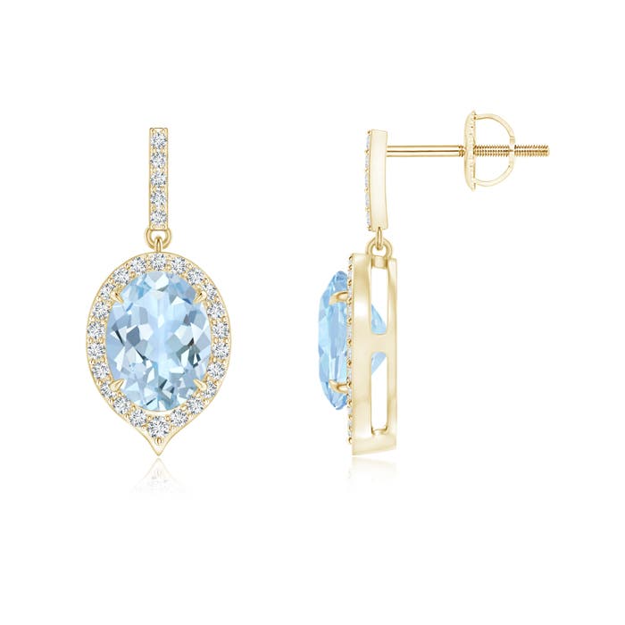 AA - Aquamarine / 2.28 CT / 14 KT Yellow Gold