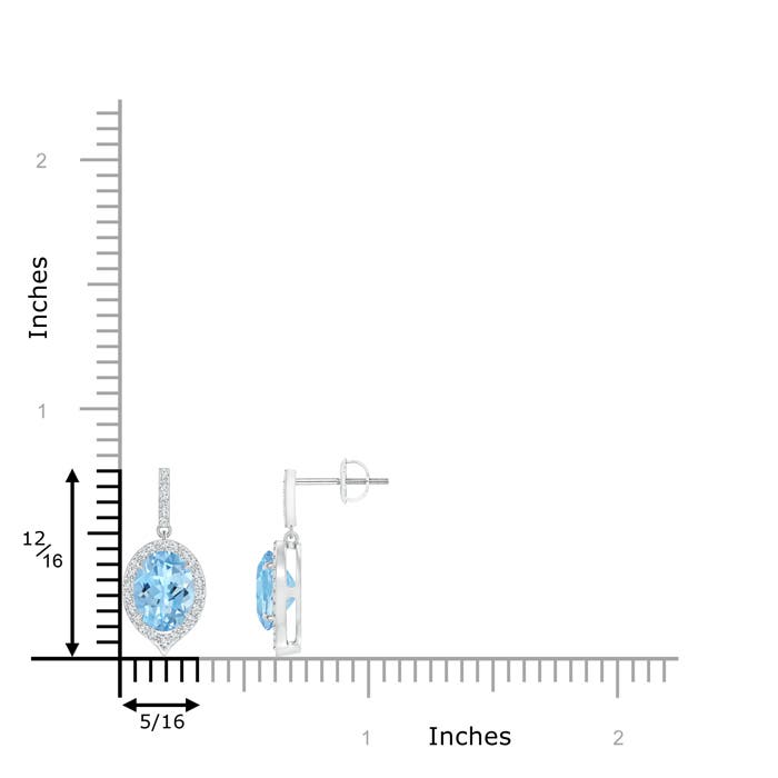 AAAA - Aquamarine / 2.28 CT / 14 KT White Gold