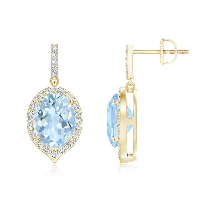 AA - Aquamarine / 3.3 CT / 14 KT Yellow Gold