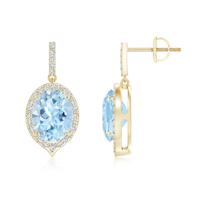 AAA - Aquamarine / 3.3 CT / 14 KT Yellow Gold