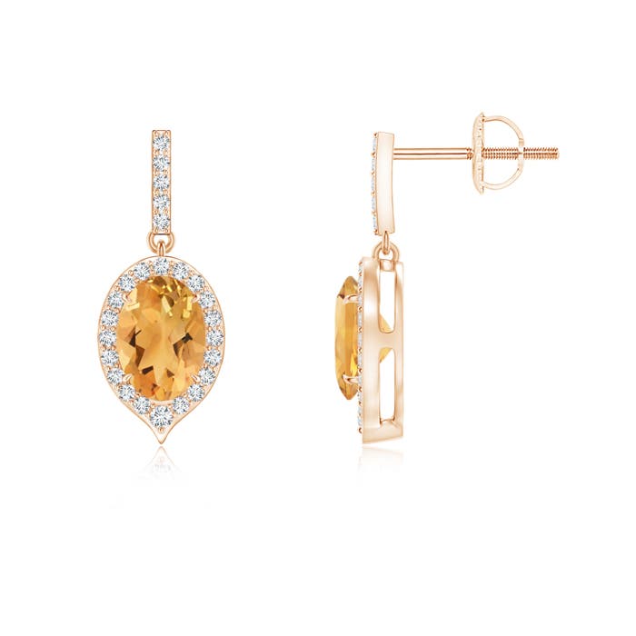 A - Citrine / 1.76 CT / 14 KT Rose Gold