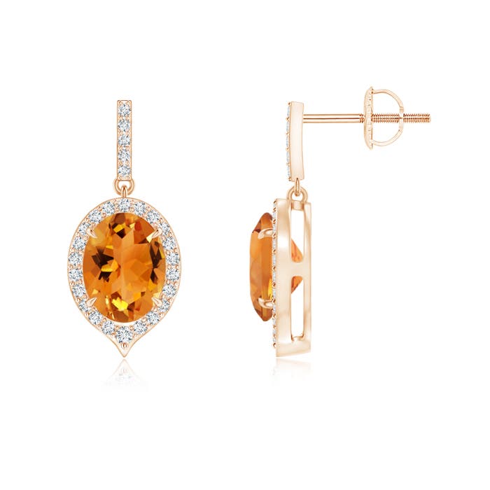 AAA - Citrine / 2.48 CT / 14 KT Rose Gold