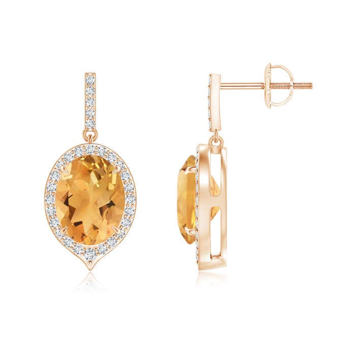 A - Citrine / 3.6 CT / 14 KT Rose Gold