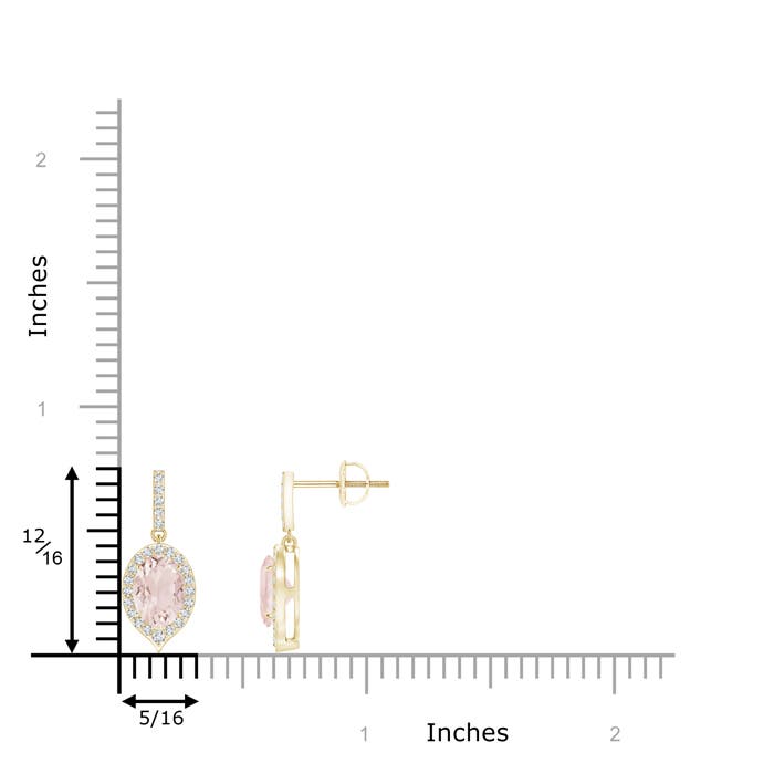 A - Morganite / 1.66 CT / 14 KT Yellow Gold