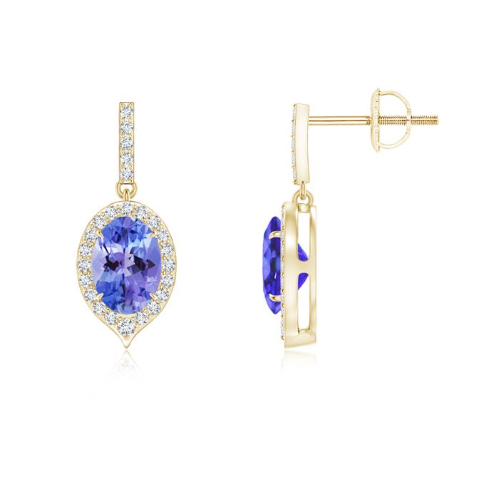 AA - Tanzanite / 1.86 CT / 14 KT Yellow Gold