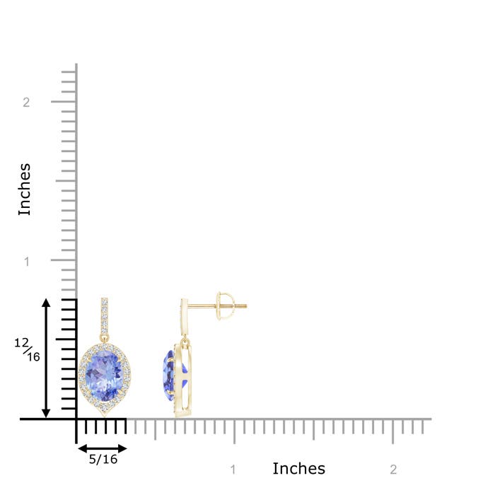 A - Tanzanite / 2.78 CT / 14 KT Yellow Gold