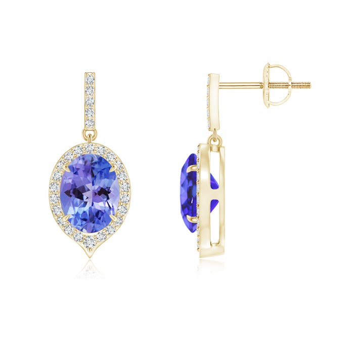 AA - Tanzanite / 2.78 CT / 14 KT Yellow Gold