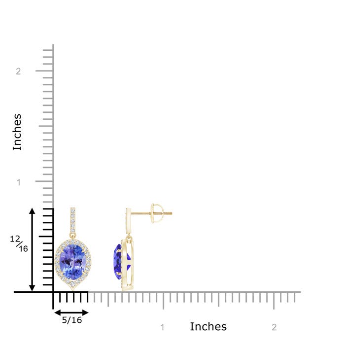 AA - Tanzanite / 2.78 CT / 14 KT Yellow Gold