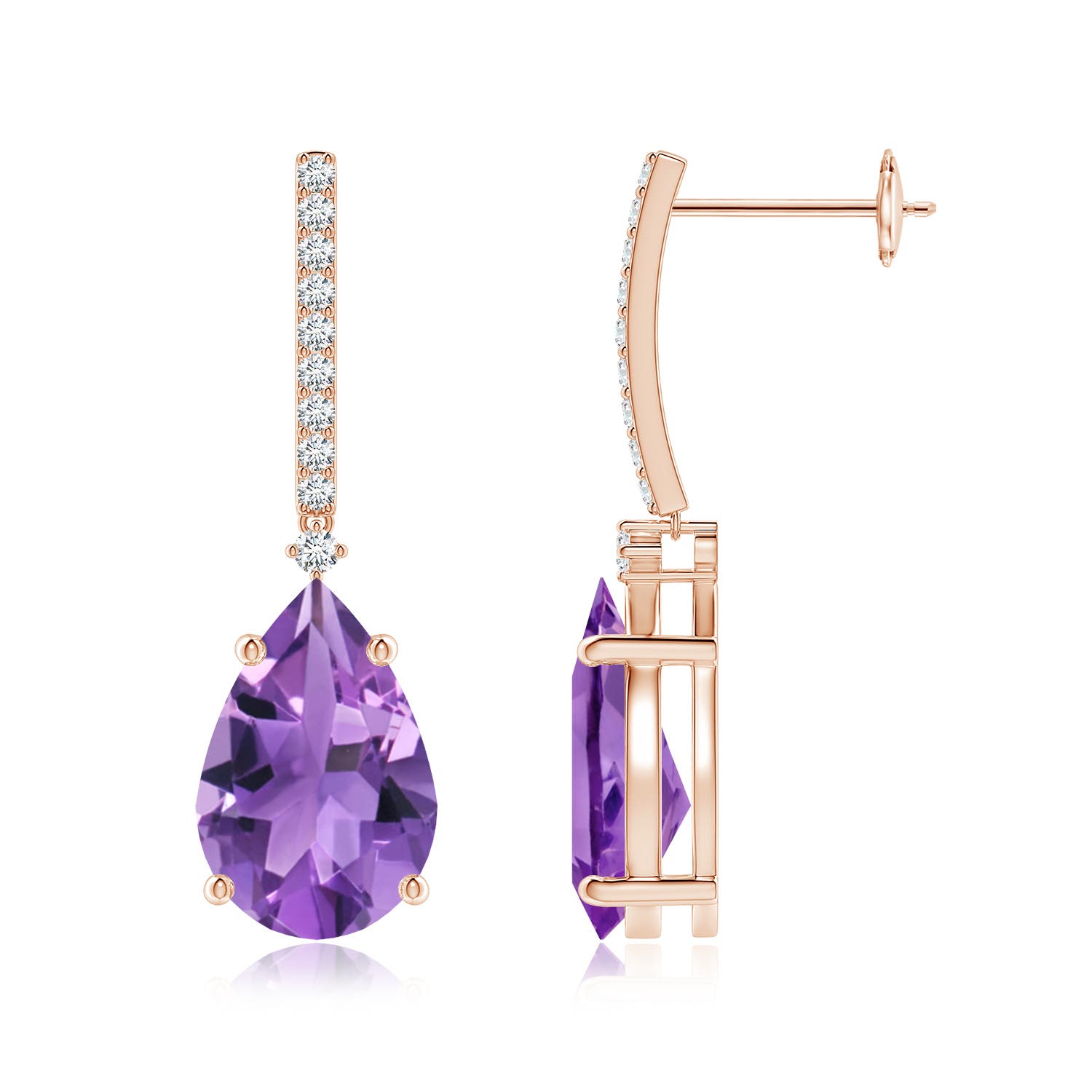 AA - Amethyst / 5.3 CT / 14 KT Rose Gold