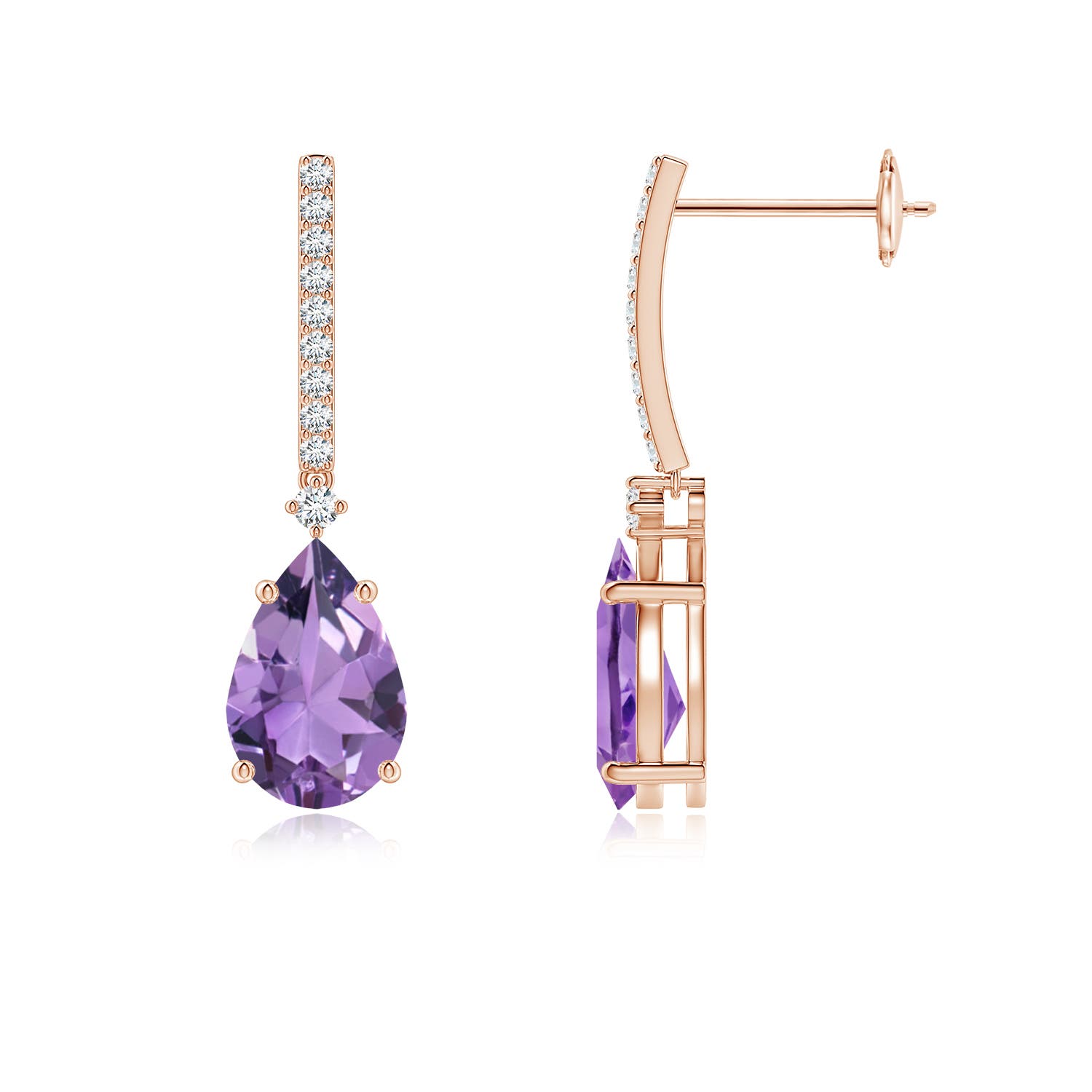 A - Amethyst / 2.2 CT / 14 KT Rose Gold