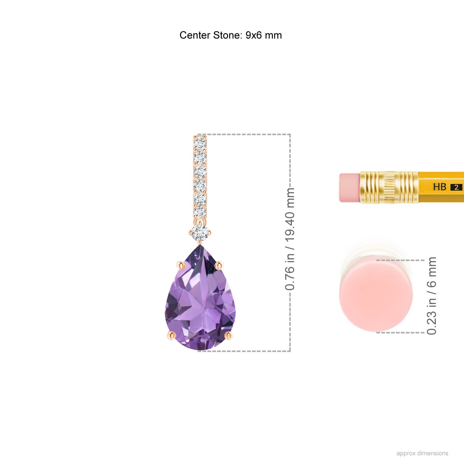 A - Amethyst / 2.2 CT / 14 KT Rose Gold