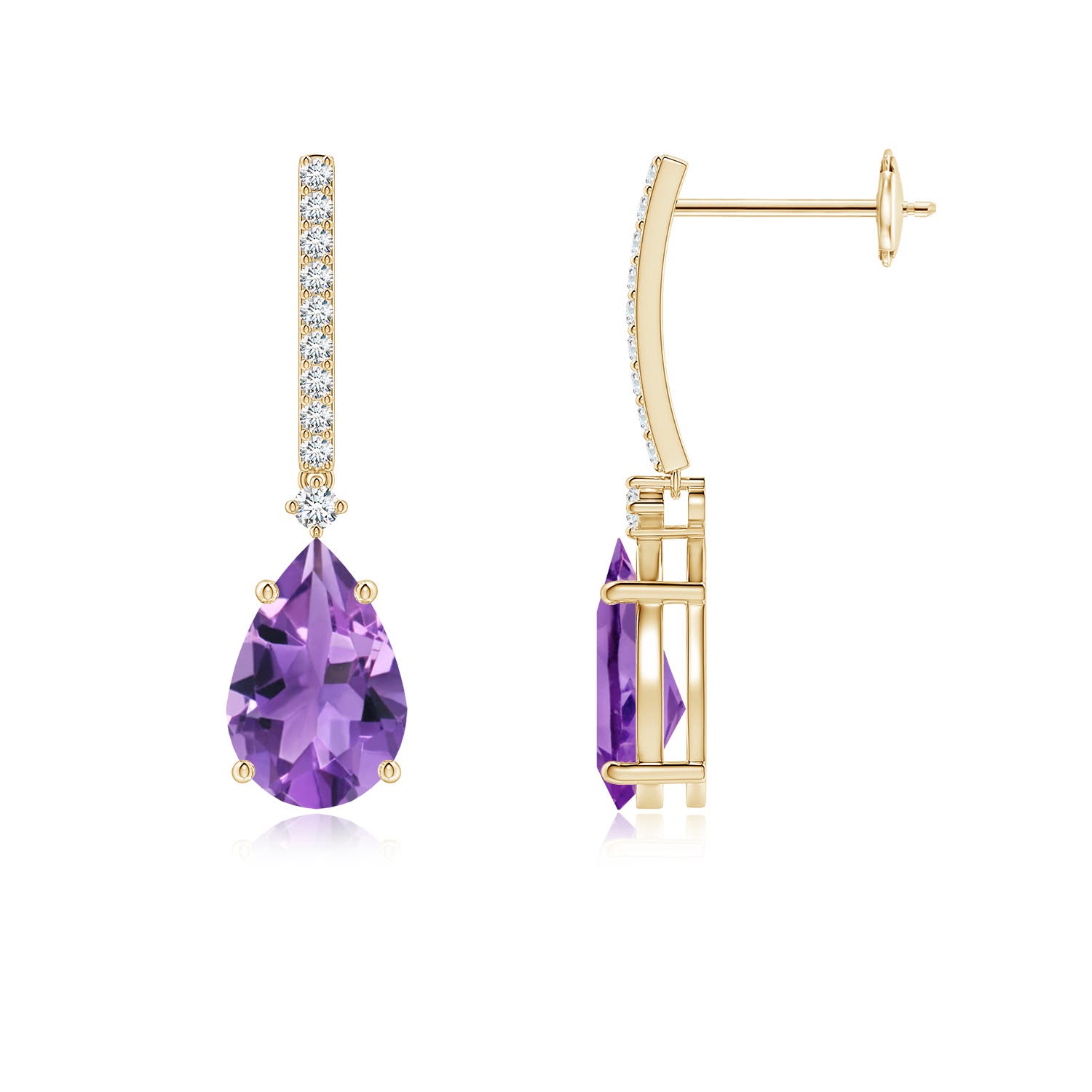 AA - Amethyst / 2.2 CT / 14 KT Yellow Gold