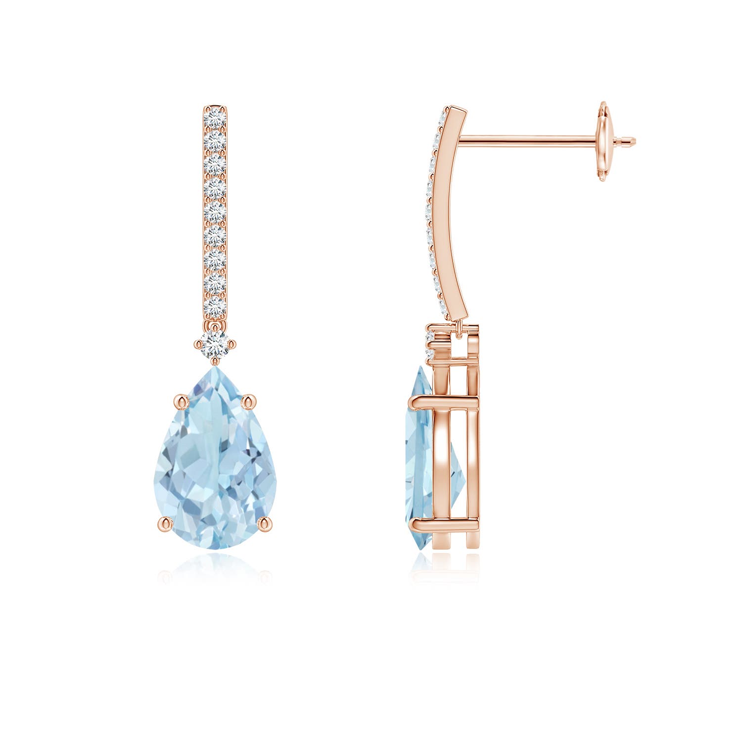 AA - Aquamarine / 2.34 CT / 14 KT Rose Gold