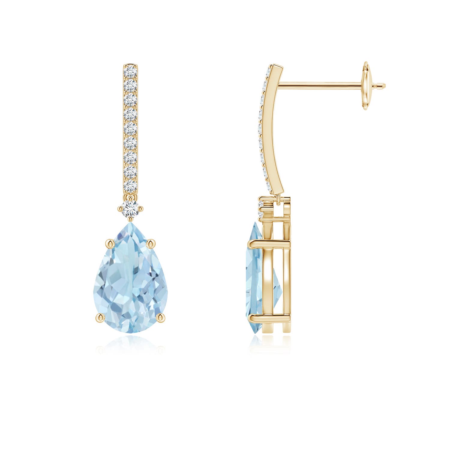 AA - Aquamarine / 2.34 CT / 14 KT Yellow Gold