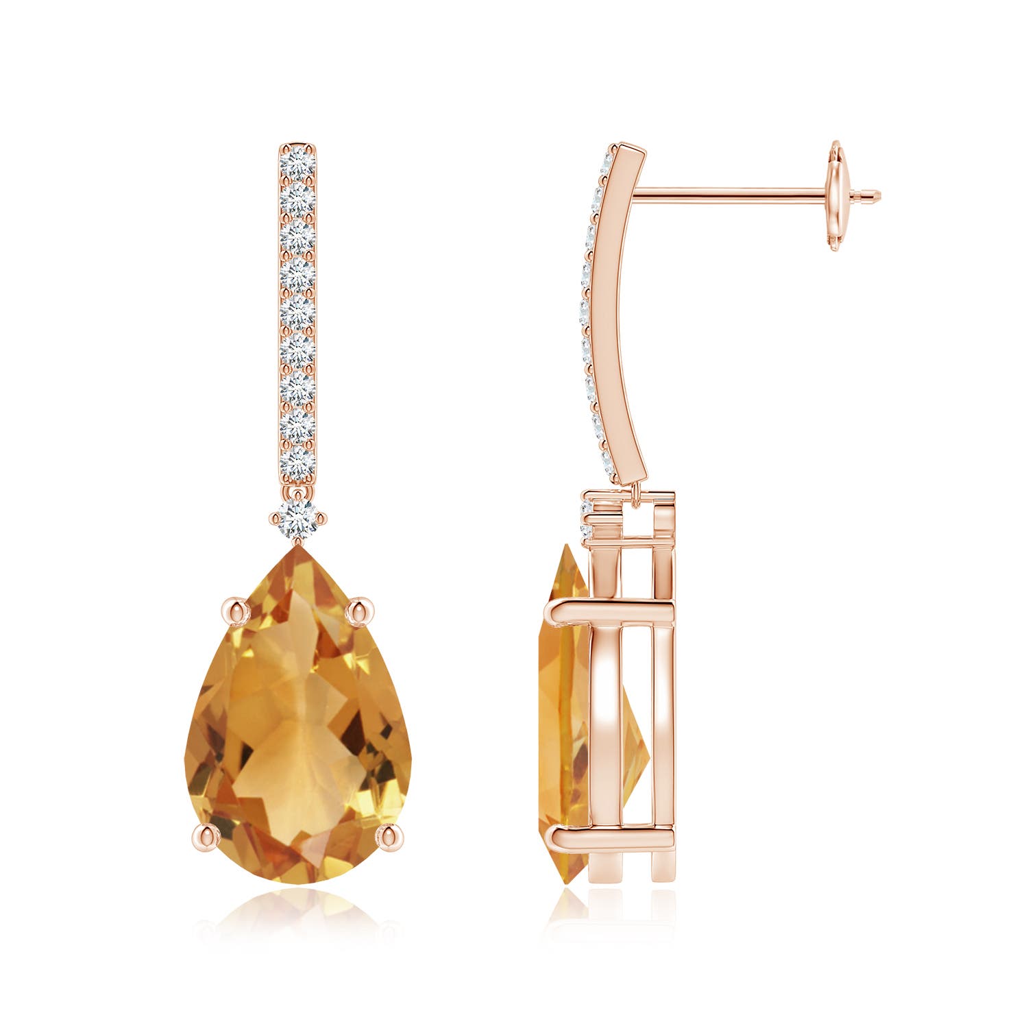 A - Citrine / 4.8 CT / 14 KT Rose Gold