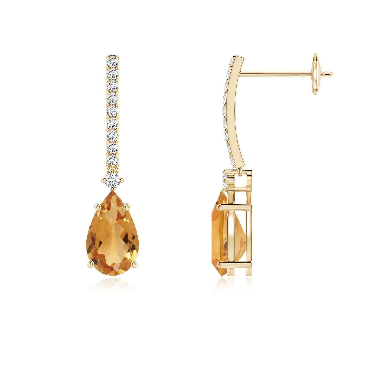 A - Citrine / 1.7 CT / 14 KT Yellow Gold