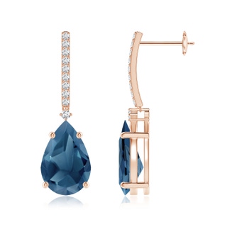 Pear A London Blue Topaz