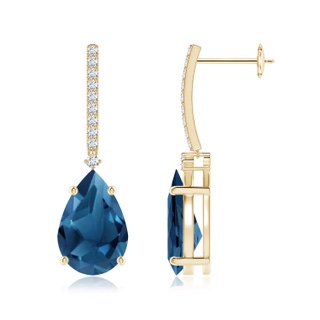 Pear AA London Blue Topaz