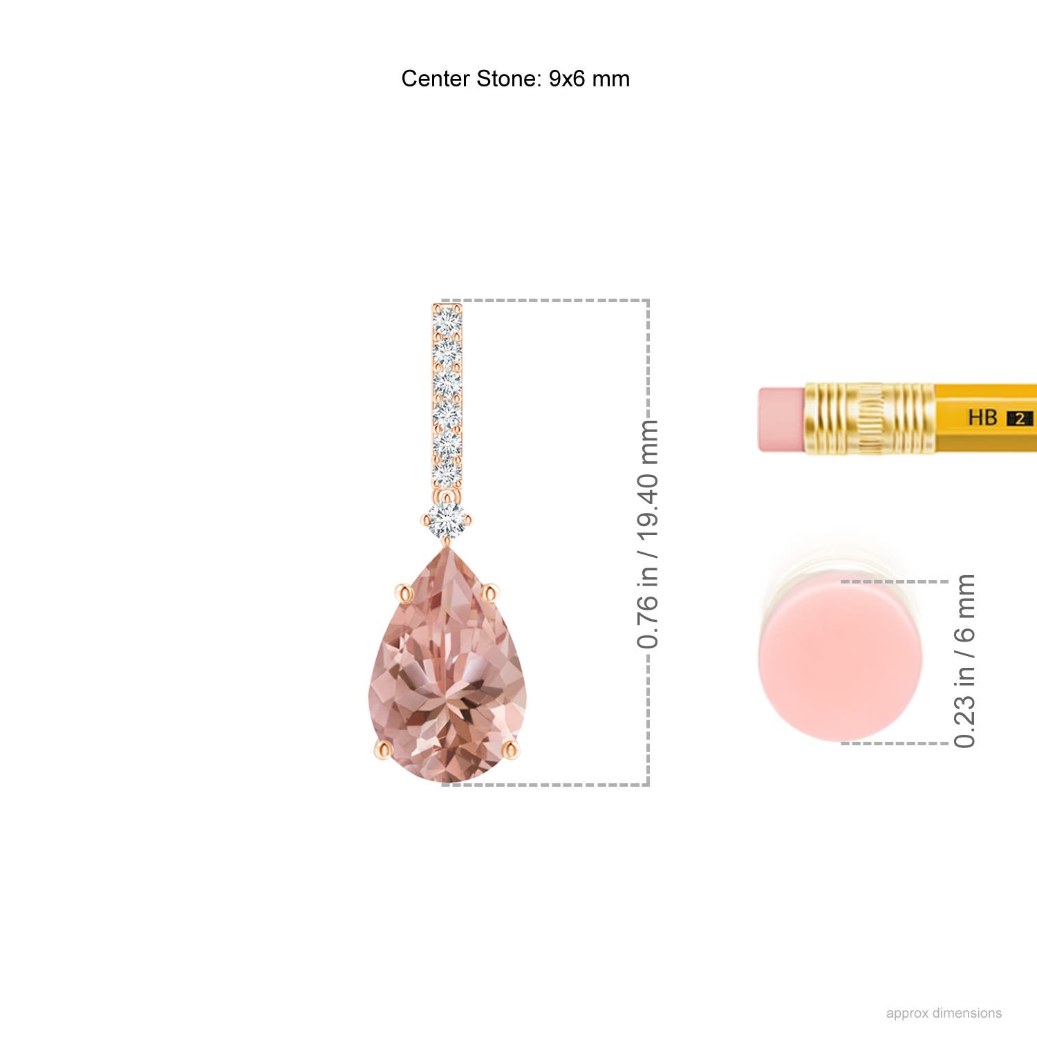 AAAA - Morganite / 2.4 CT / 14 KT Rose Gold