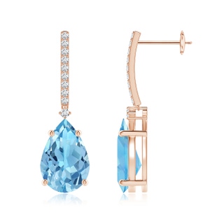 Pear A Swiss Blue Topaz