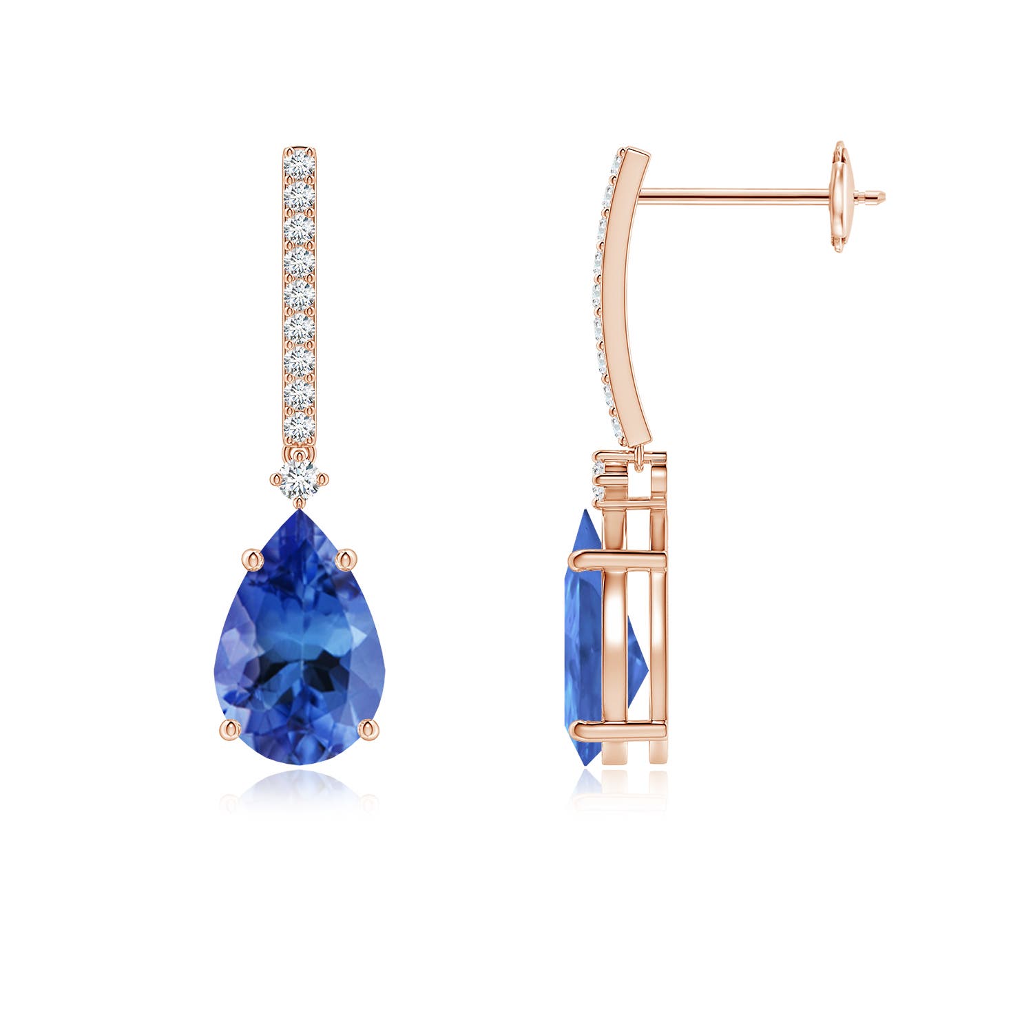 AA - Tanzanite / 2.7 CT / 14 KT Rose Gold