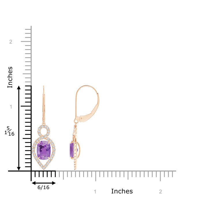 A - Amethyst / 1.73 CT / 14 KT Rose Gold