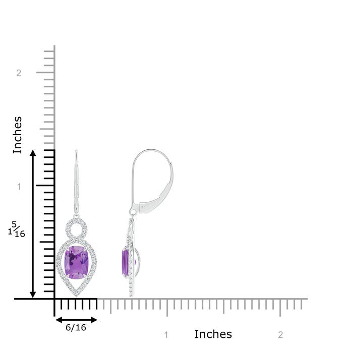 A - Amethyst / 1.73 CT / 14 KT White Gold