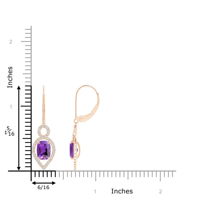 AAA - Amethyst / 1.73 CT / 14 KT Rose Gold