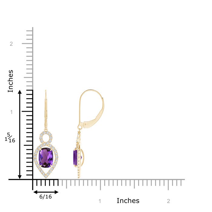 AAAA - Amethyst / 1.73 CT / 14 KT Yellow Gold