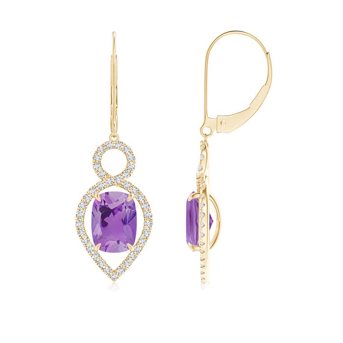 A - Amethyst / 2.77 CT / 14 KT Yellow Gold