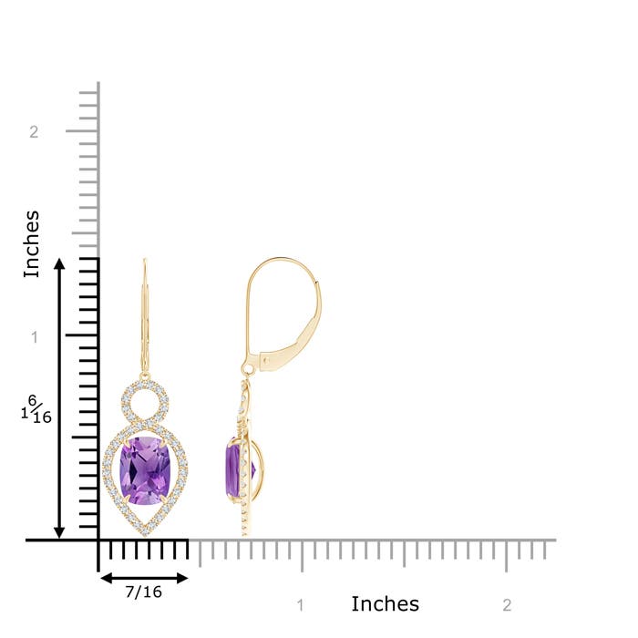 AA - Amethyst / 2.77 CT / 14 KT Yellow Gold